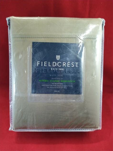 fieldcrest 100% supima cotton sheets