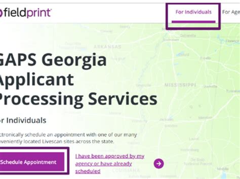fieldprint georgia appointment scheduling