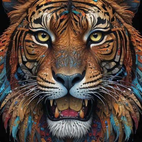 Fierce Tiger Art Print