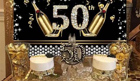 Decoración Fiesta 50 Años Fiesta de cumpleaños de los 50