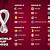 fifa world cup groups 2022 schedule printable