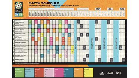 fifa 2023 match schedule