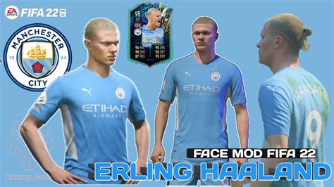 fifa 22 haaland face mod