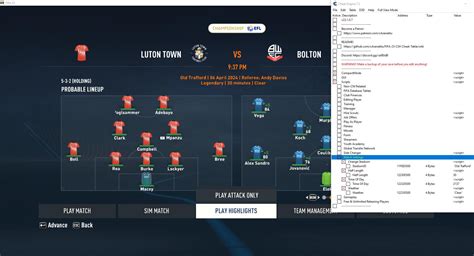 fifa 23 cheat table you are not in main menu