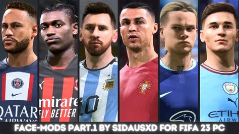 fifa 23 face mods by sidausxd