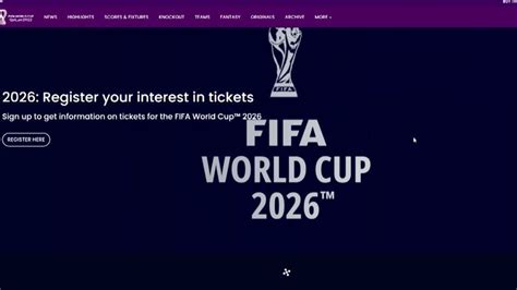 Fifa Ticket Registration 2026