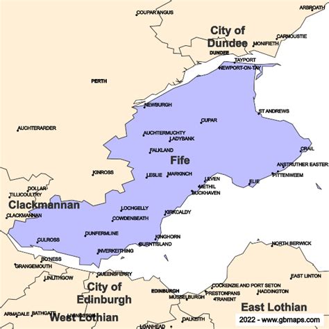 Fife Border Map