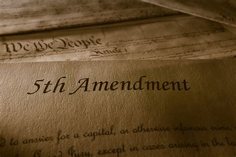 Fifth Amendment of the Constitution