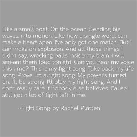 fight song fight song fight song