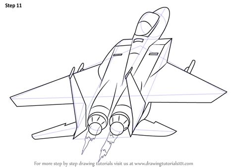 fighter jet drawing tutorial