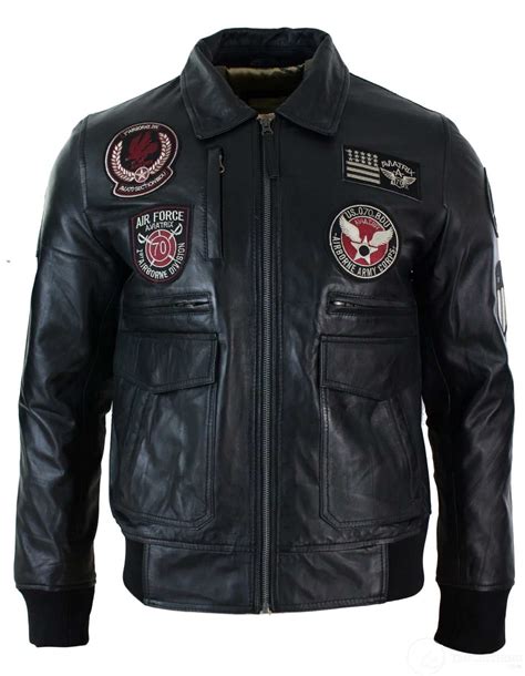 fighter pilot leather jacket