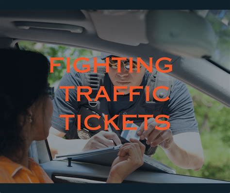 fighting traffic ticket