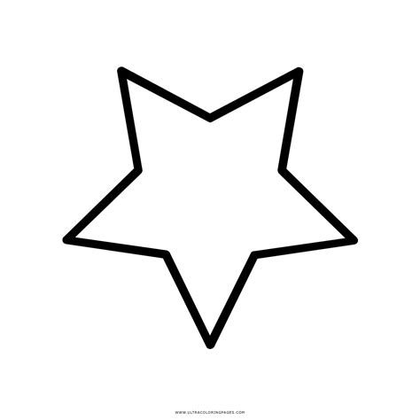 figura de estrela para pintar