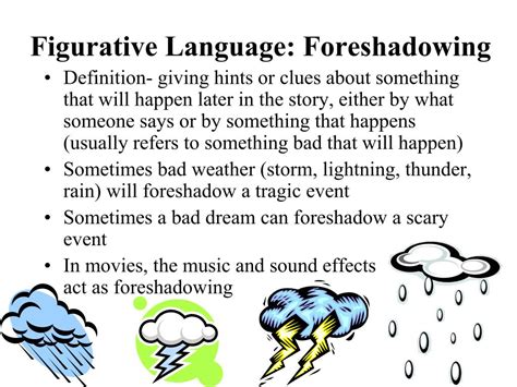 Figurative Language And Foreshadowing
