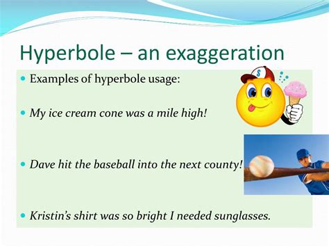 Figurative Language Exaggeration Examples