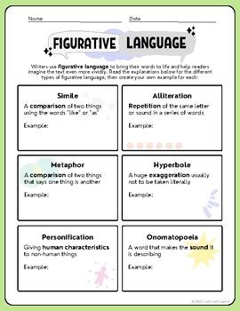 Figurative Language Handout