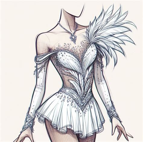 Figure Skating Outfits Drawing