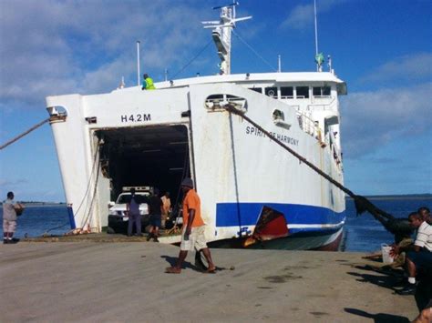 Passengers Departing of Inter Island Ferry in Fiji Editorial Stock Image Image of country
