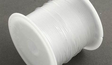 Bobine de 10 métres de fil nylon transparent 1mm Prix