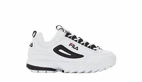 Fila Disruptor II noire et blanche Chaussures Baskets