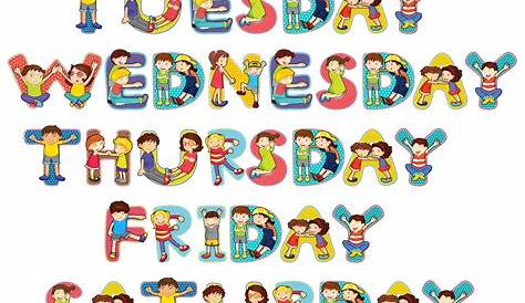 Giorni della Settimana in Inglese per Bambini: Schede Didattiche da