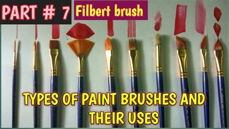 Filbert Brush Use
