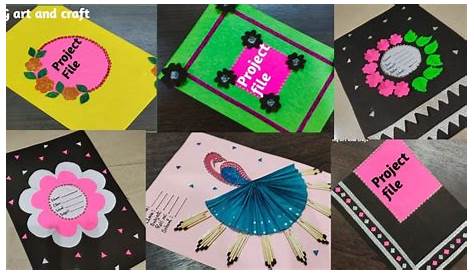 Kids Project File Decoration Step By Step School File Decoration