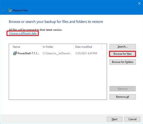 File Backup Windows 10