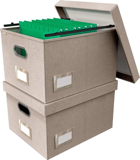 file boxes with lids