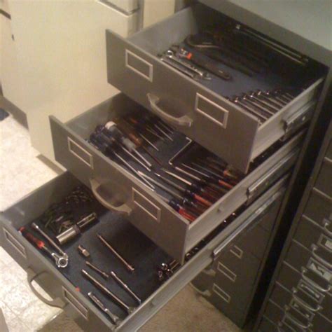 File Cabinet Tool Storage