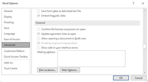File Conversion Dialog Box