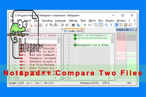 file difference checker notepad++