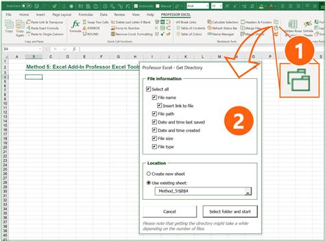 File Directory Excel