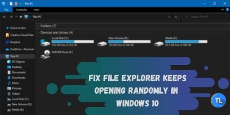 File Explorer Keeps Opening Randomly