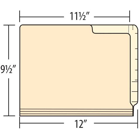 File Folder Box Dimensions