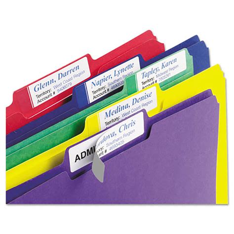 File Folder Name Tags