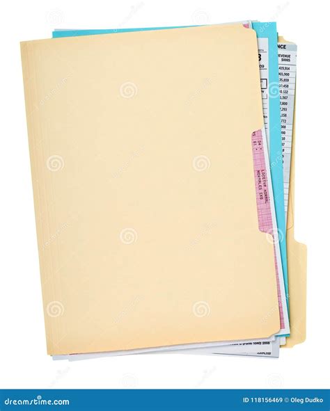 File Folder With Documents