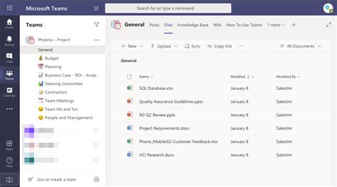 File Folders In Teams
