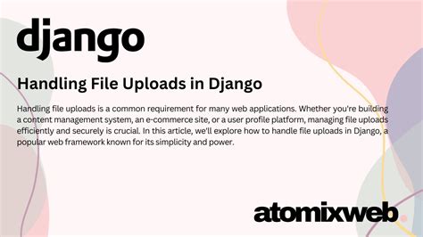 File Handling Django