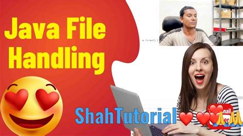 File Handling In Java Youtube