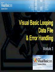 File Handling In Visual Basic Pdf