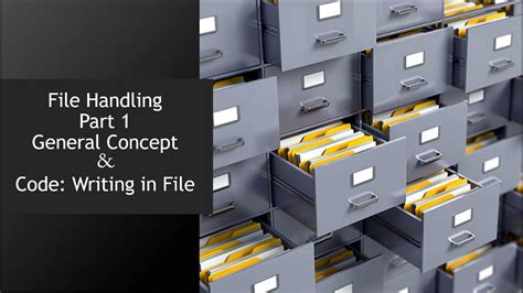 File Handling In Youtube