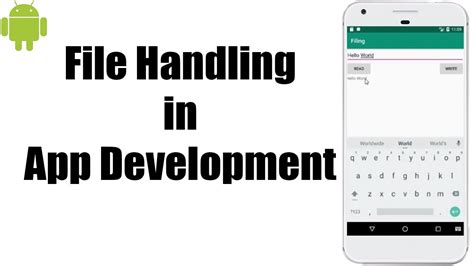 File Handling On Android