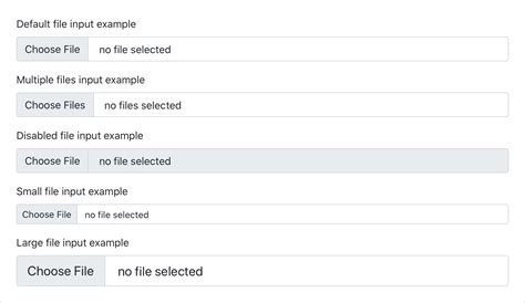 File Input Bootstrap 5 Change Text