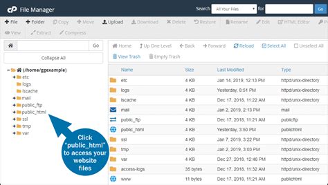 File Manager In Cpanel