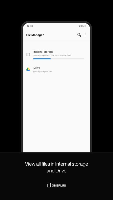 File Manager In Oneplus