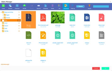 File Manager Javascript Free