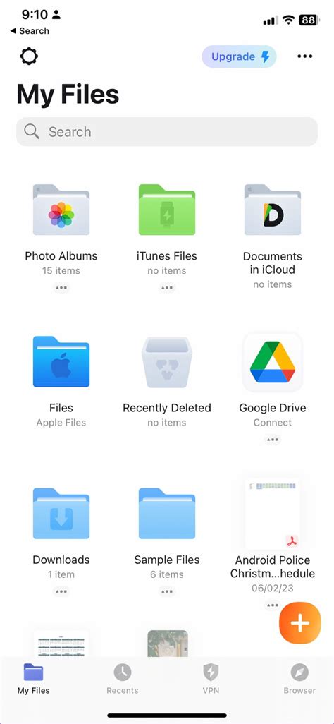 File Manager Mobile Application