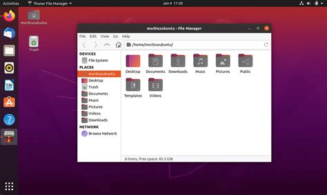 File Manager System Linux