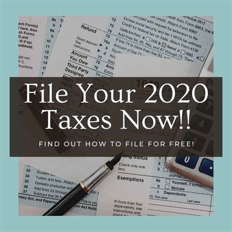 file my 2020 taxes now refund